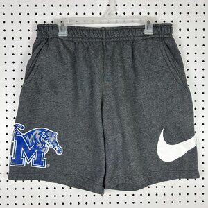 Nike Memphis Tigers Shorts‎ Large Gray Swoosh DriFit Team Issued Penny Hardaway